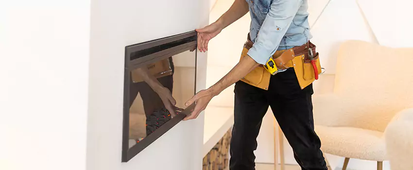 Metal Fireplace Installation in Logan, Utah