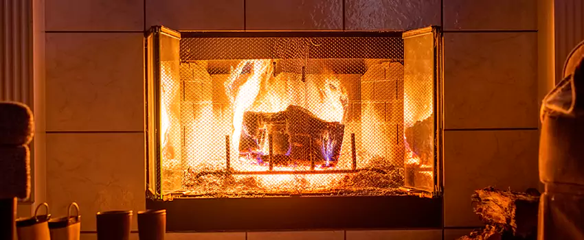 Mendota Hearth Landscape Fireplace Installation in Logan, Utah