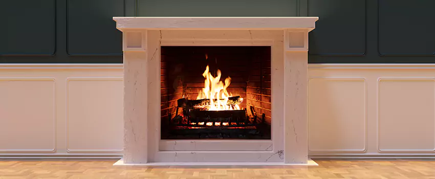 Open Flame Wood-Burning Fireplace Installation Services in Logan, Utah