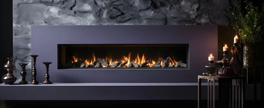 Ember Bed for Ventless Gas Fireplace in Logan, UT